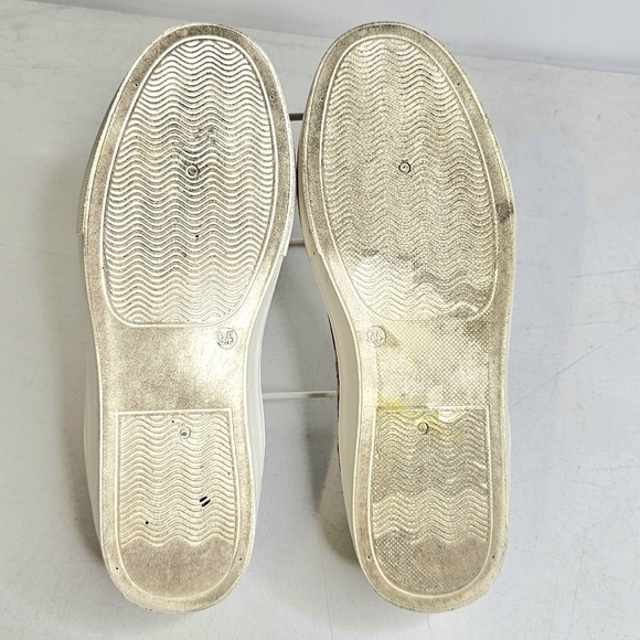 Steve Madden Women's Size 9.5 Knit Leopard Print Slip On Platform Sneaker Shoes - Picture 12 of 12